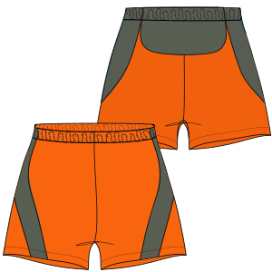 Moldes de confeccion para HOMBRES Shorts Short Lycra 7144